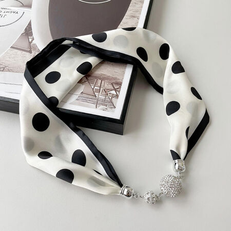 Simple Series Daily Flower Leopard Print Polka Dots Gradient Color Polyester Summer Scarves 2
