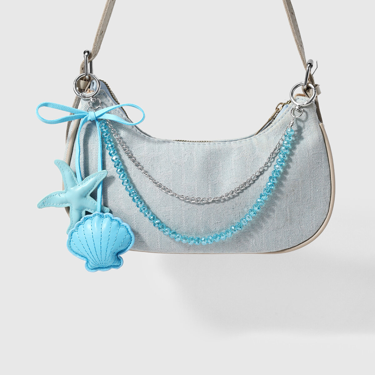 Simple Series Daily Bow Knot Beads Starfish Leather Bag Charms
