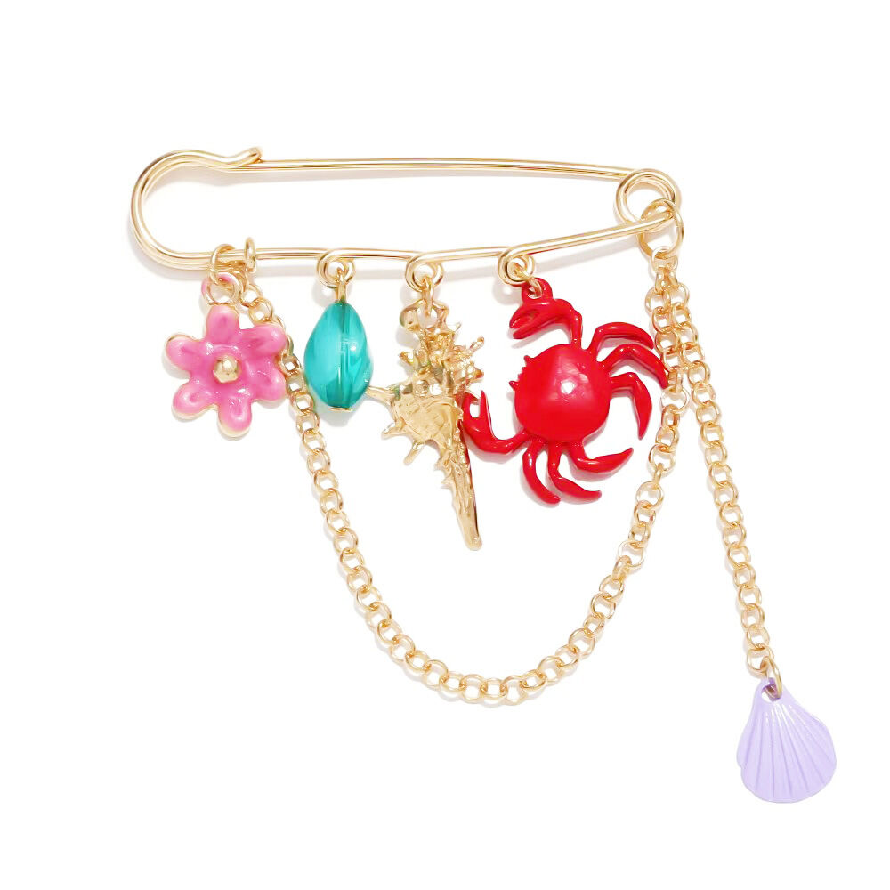 Vacation Crab Oceanic Style Alloy Brooches 2