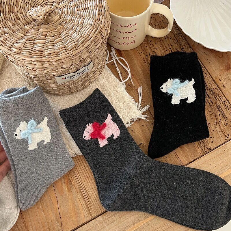 Slight Bounce Cute Animal Mid-Calf Socks 2