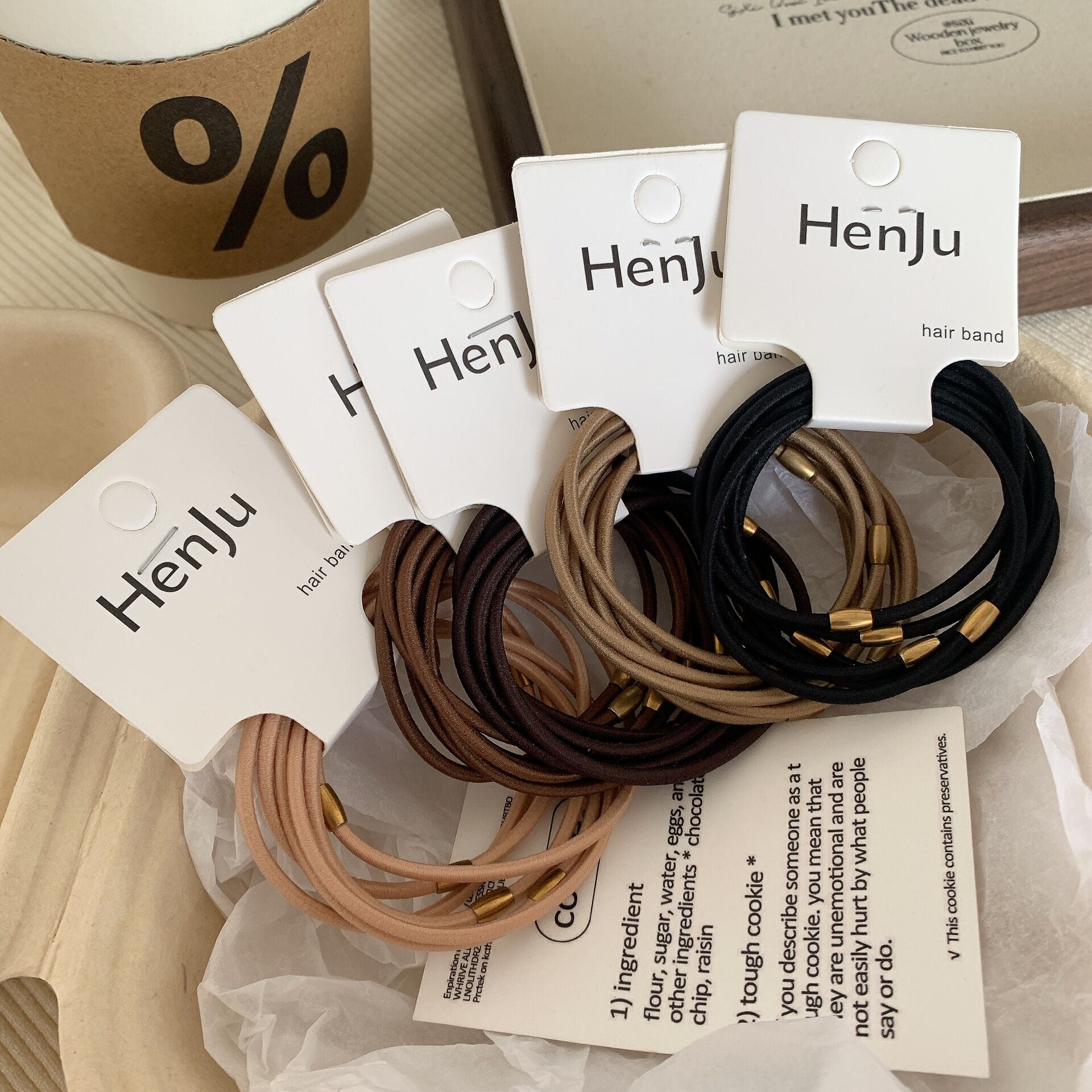 Simple Series Daily Solid Color Rope Hair Ties h5 Picture2