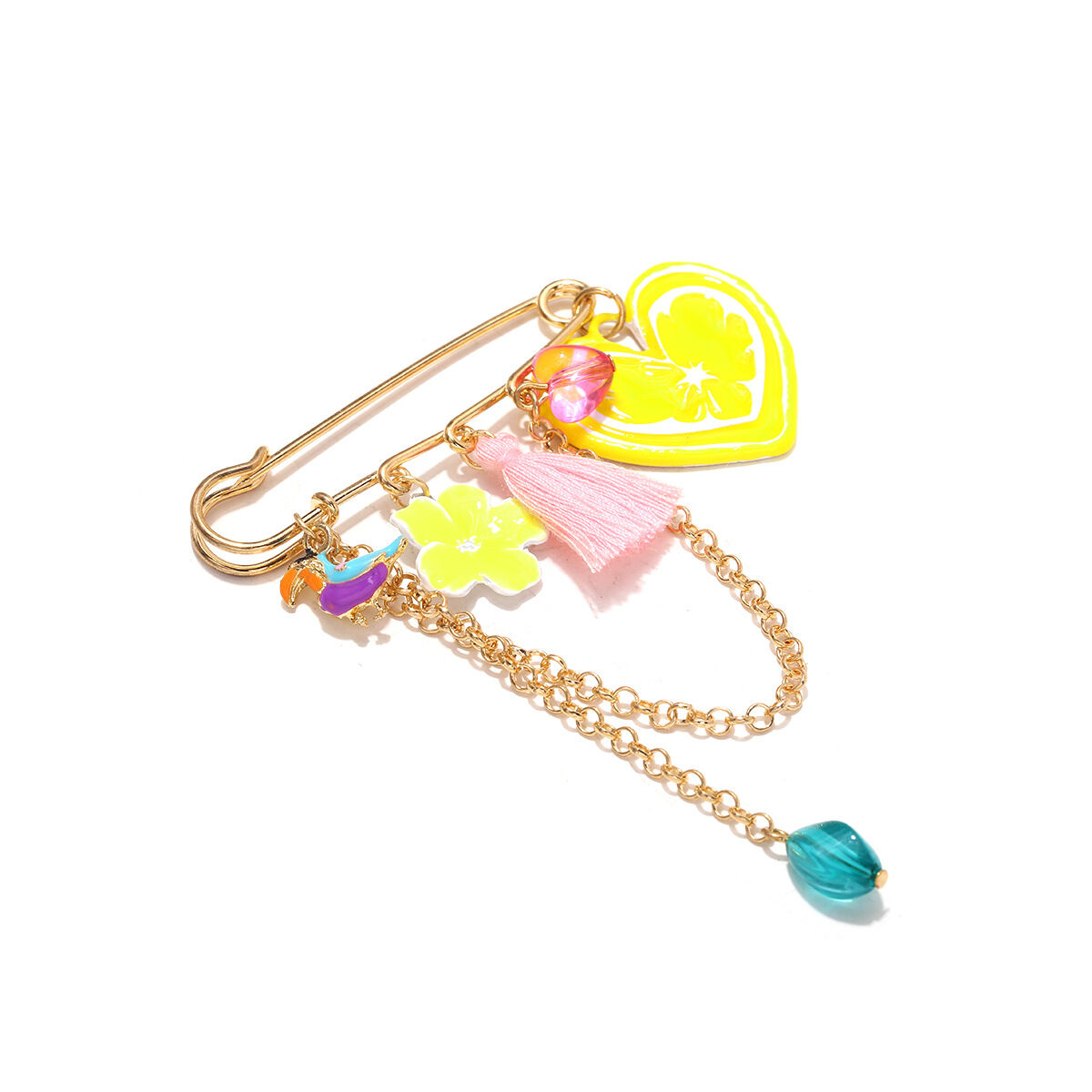 Romantic Series Sweet Heart Alloy Brooches Picture3