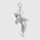 One gray-white orca keychain Picture2