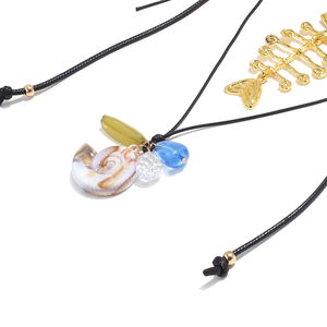 Ethnic Series Vacation Oceanic Style Fish Alloy Women's Layered Necklaces h5 Picture3