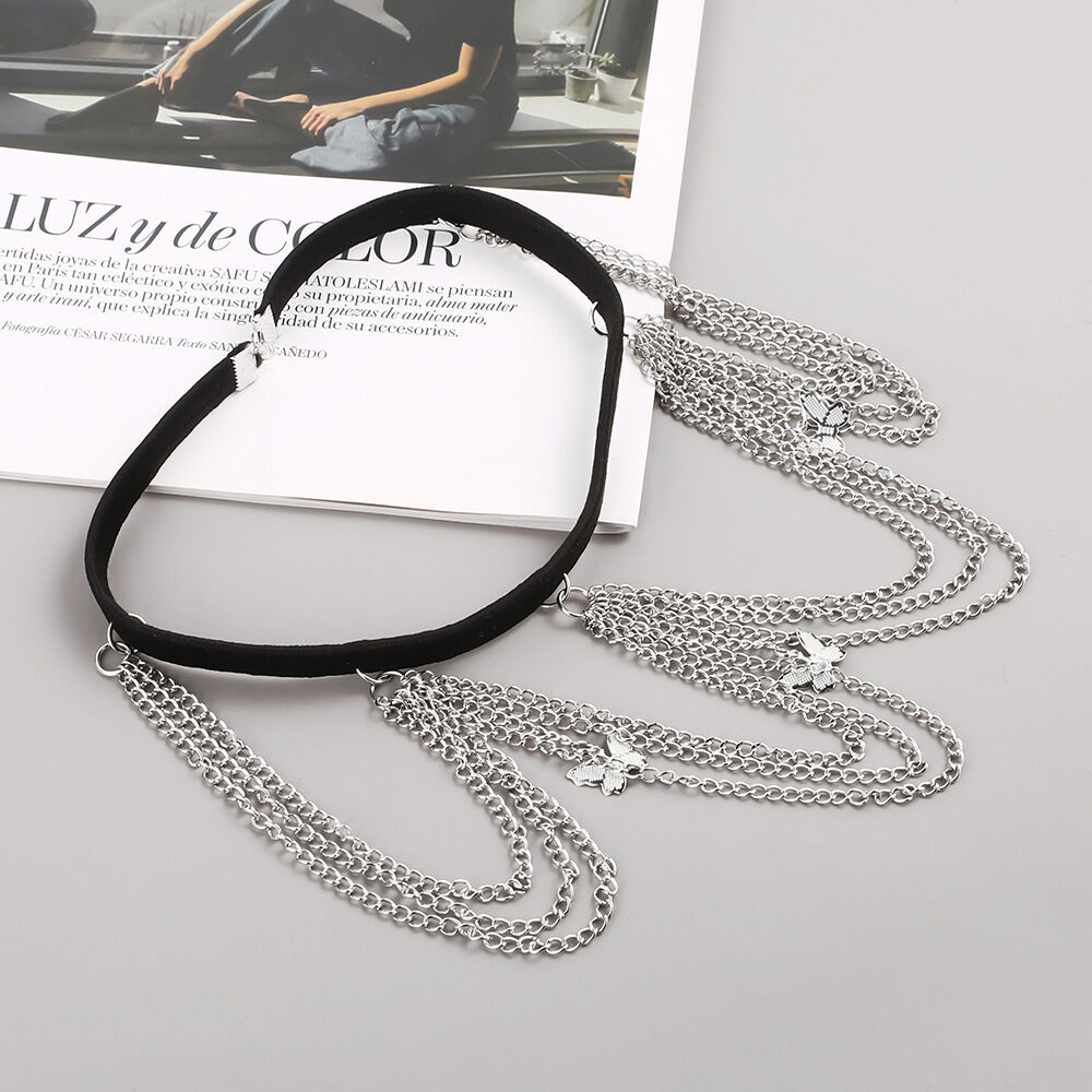Simple Series Sexy Tassel Chain Butterfly Alloy Women's Leg Chains Picture2