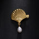 Duckbill clip - Gold - Single