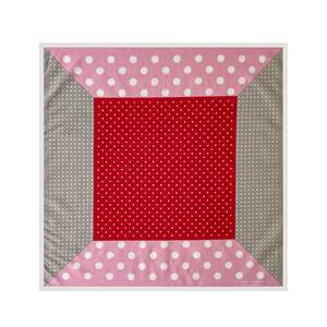 Bufandas de verano para mujer de algodón con estampado sencillo de lunares en colores variados. h5 Imagen2