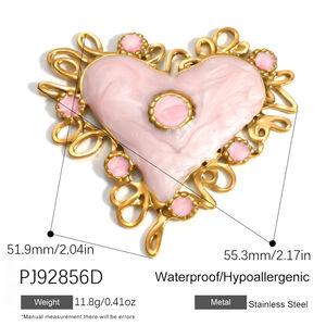 Oceanic Style Stainless Steel Waterproof Gold Color DIY Pendants h5