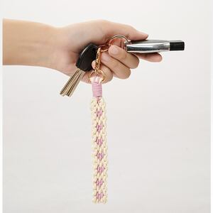 Romantic Series Simple Heart Woven Cotton Phone Chain h5 Picture3