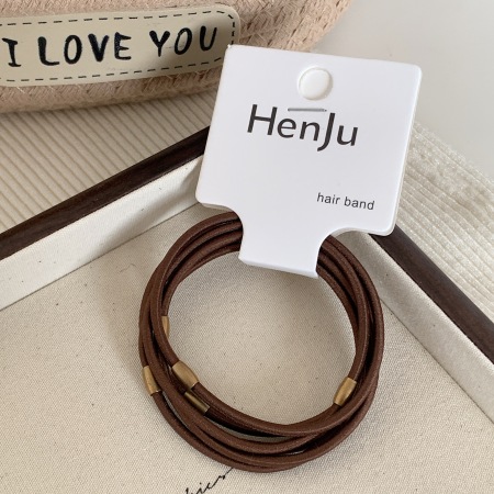 Simple Series Daily Solid Color Rope Hair Ties