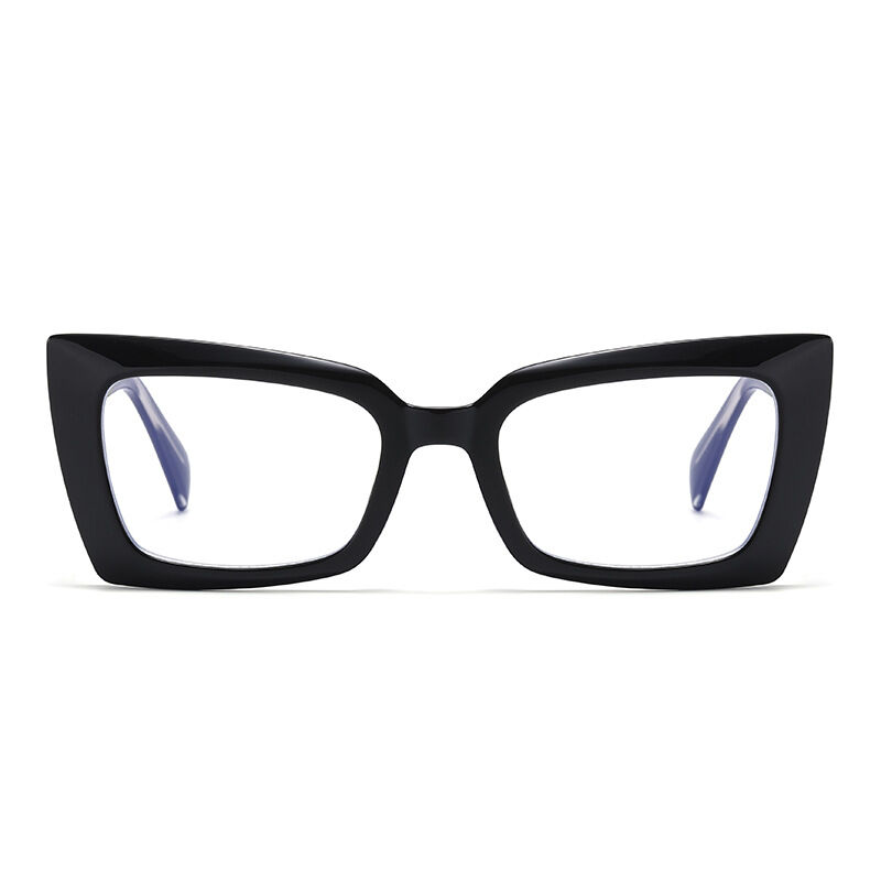 Simple Series Retro Irregular Shape Leopard Print Gradient Color Unisex Optical Glasses Picture4