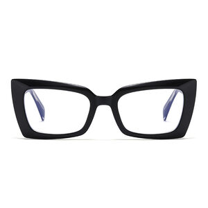 Simple Series Retro Irregular Shape Leopard Print Gradient Color Unisex Optical Glasses h5 Picture4