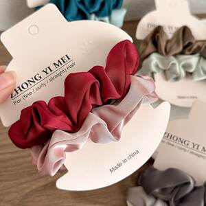 Simple Series Daily Solid Color Fabric Scrunchies h5 Picture3