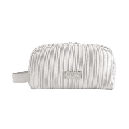 Simple Series Daily Solid Color Corduroy Makeup Bags