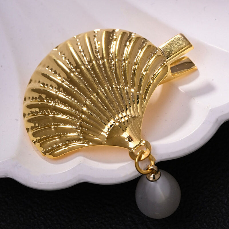 Luxurious Series Classic Shell Imitation Pearl Hair Clips Picture5