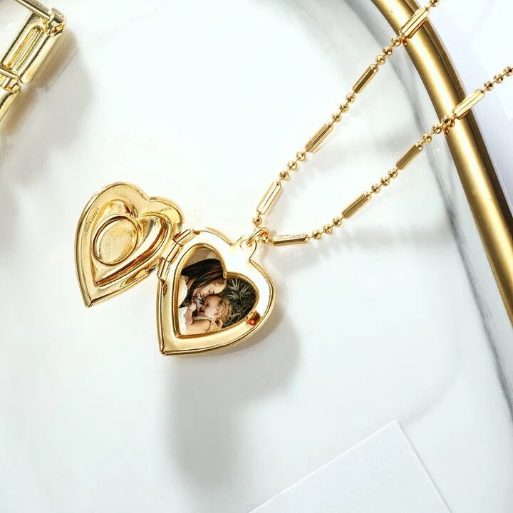 Simple Series Diy Heart Copper Women's Pendant Necklaces 2
