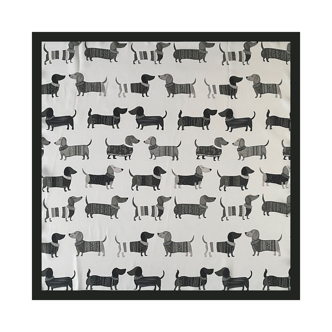 Bufandas de verano para mujer de poliéster con bonito estampado de perros. h5 Imagen3