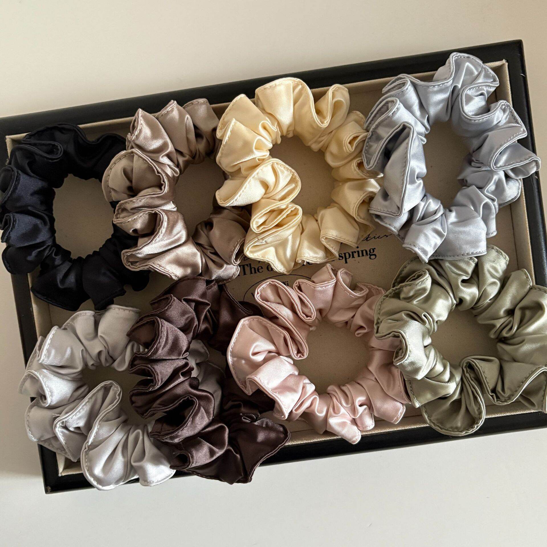 Simple Series Daily Solid Color Fabric Scrunchies