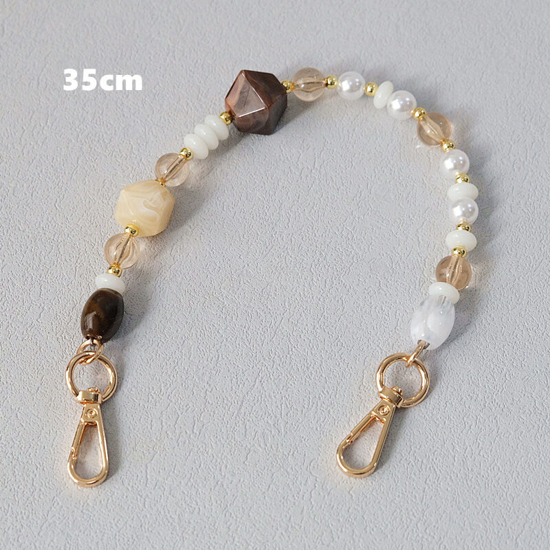 Simple Series Retro Beads Chain Acrylic Bag Phone Chain