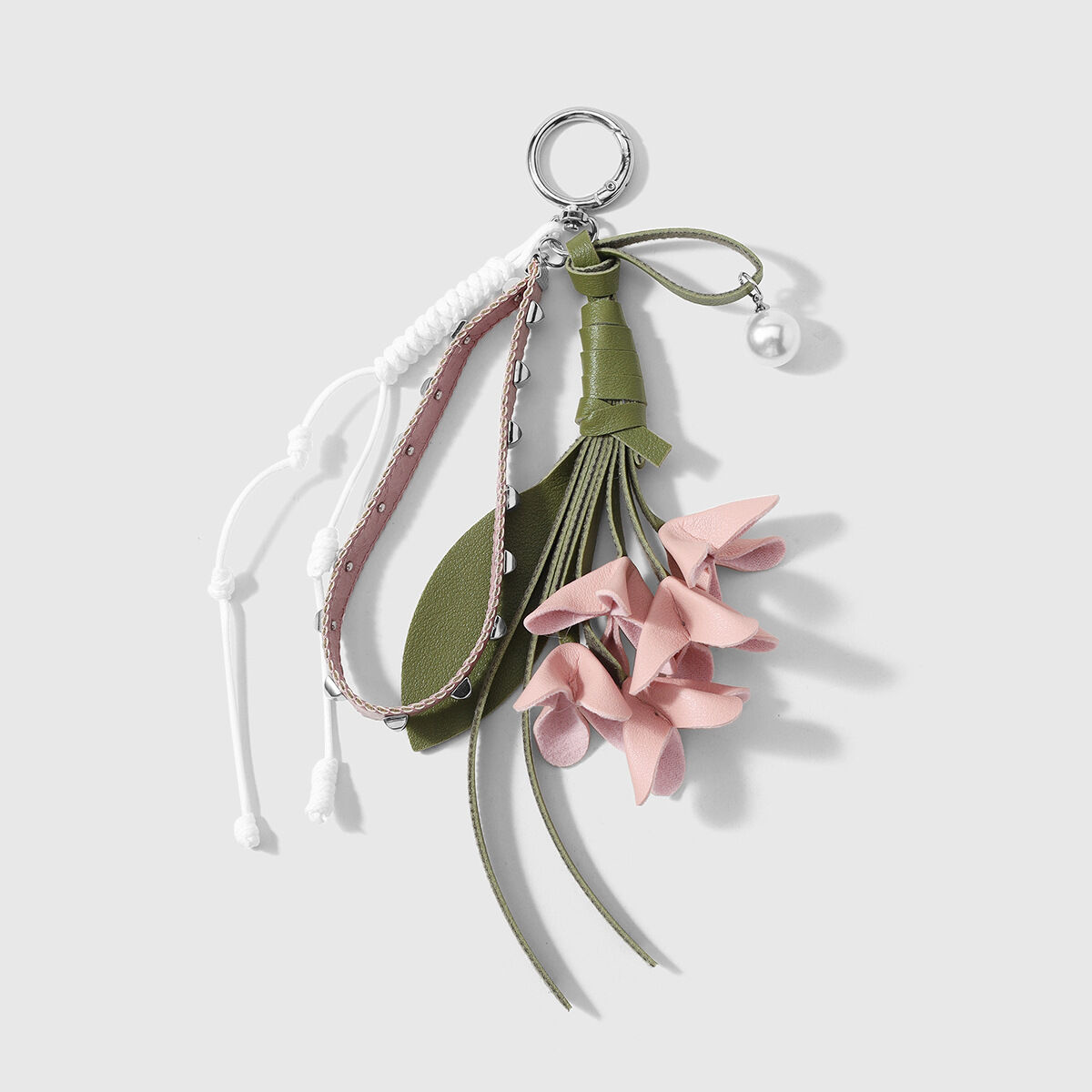 Simple Series Daily Flower Mixed Color Leather Bag Charms h5 