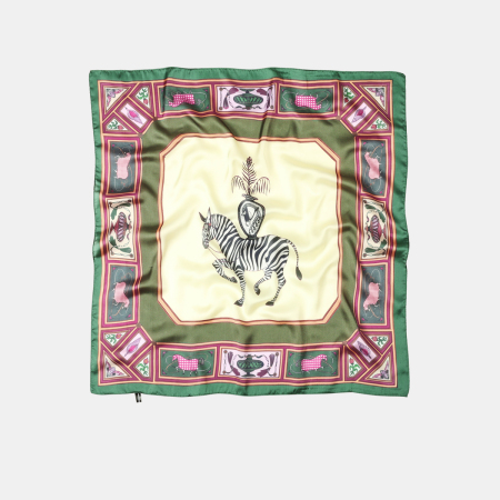 Klassische Retro-Zebra-Sommerschals aus Polyester in verschiedenen Farben