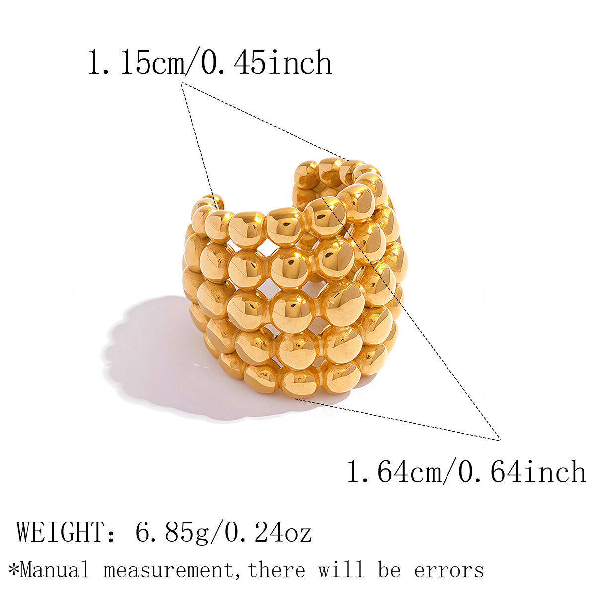 Goldfarbe/Einheitsgröße 