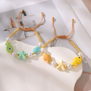 Oceanic Style Fish Ceramics Women's Beaded Bracelets h5 Picture3