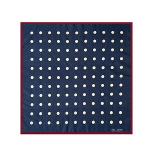 Elegantes bufandas de verano para mujer de algodón con estampado de lunares en colores variados. h5 Imagen5