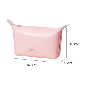 Simple Series Daily Solid Color Pu Makeup Bags h5