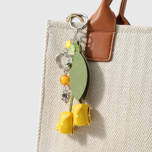 Simple Series Casual Flower Heart Leaf Leather Bag Charms h5 Picture4
