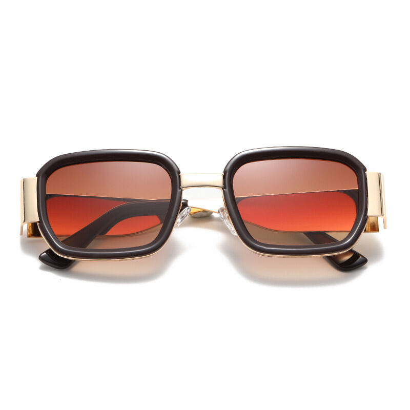Simple Series Elegant Mixed Color Gradient Color Unisex Sunglasses Picture3