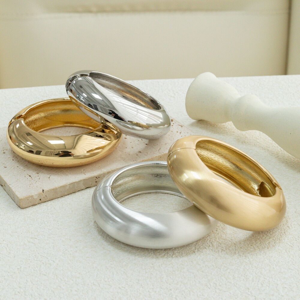 Solid Color Alloy Women's Bangles Picture2