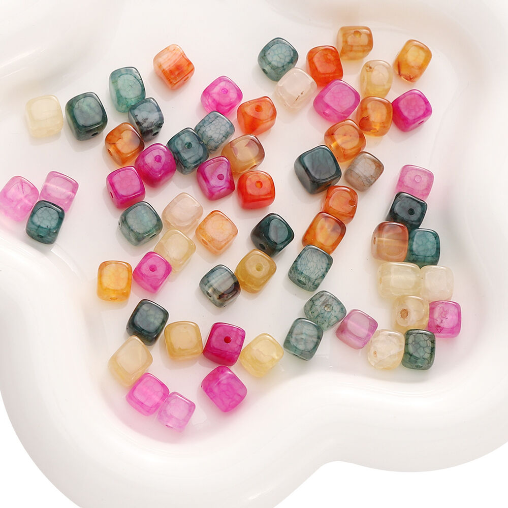 Simple Series Diy Gradient Color Geometric Shape Natural Stones Jewelry Beads