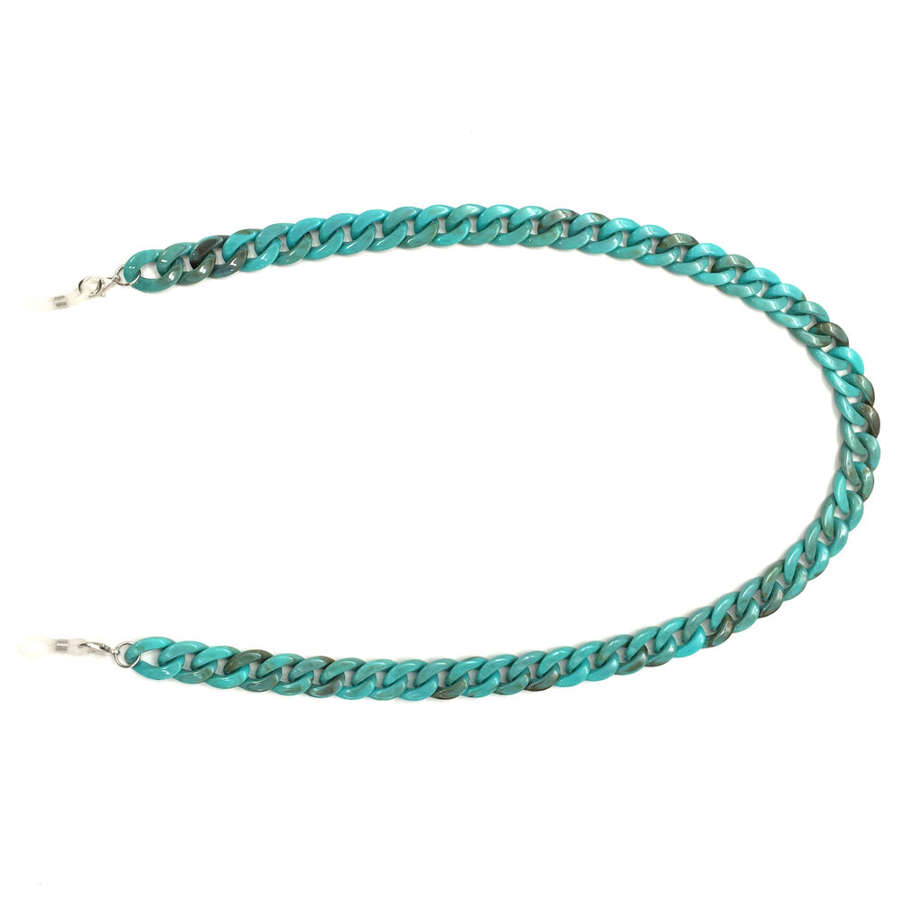 Simple Series Retro Solid Color Mixed Color Chain Acrylic Sunglasses Chains Picture4