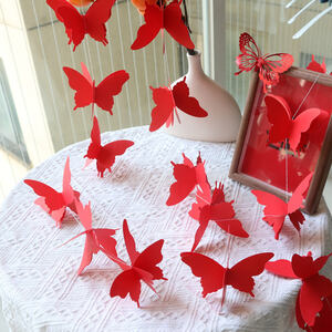 Romantic Series Cute Butterfly Wedding Party Festival Decorative Paper Party Packaging h5 Picture2