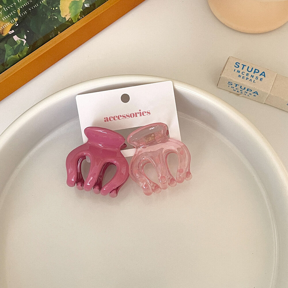 Simple Series Daily Solid Color Plastic Hair Claws