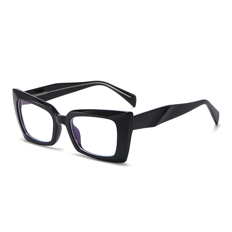 Simple Series Retro Irregular Shape Leopard Print Gradient Color Unisex Optical Glasses
