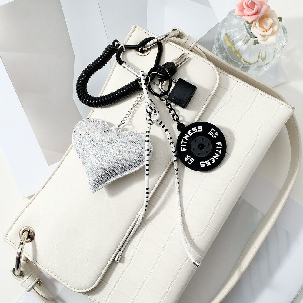 Simple Series Retro Heart Cross Wings Leather Bag Charms h5Picture4