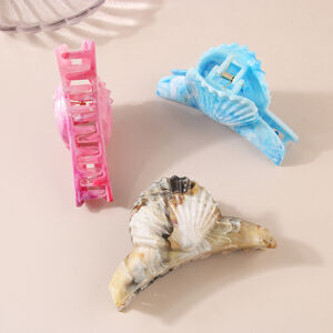Romantic Series Daily Oceanic Style Shell Gradient Color Abs Hair Claws h5 Picture3