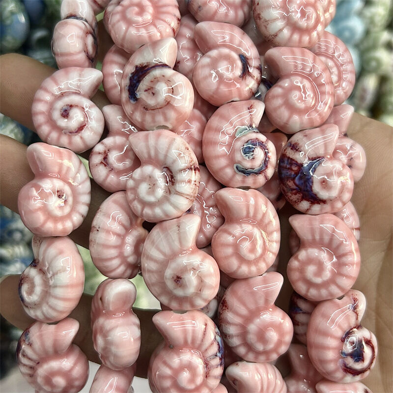 1 Piece Vacation Oceanic Style Ceramics Jewelry Beads（20*17mm） 2