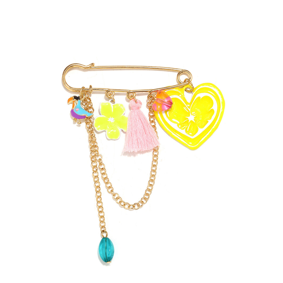 Romantic Series Sweet Heart Alloy Brooches Picture2