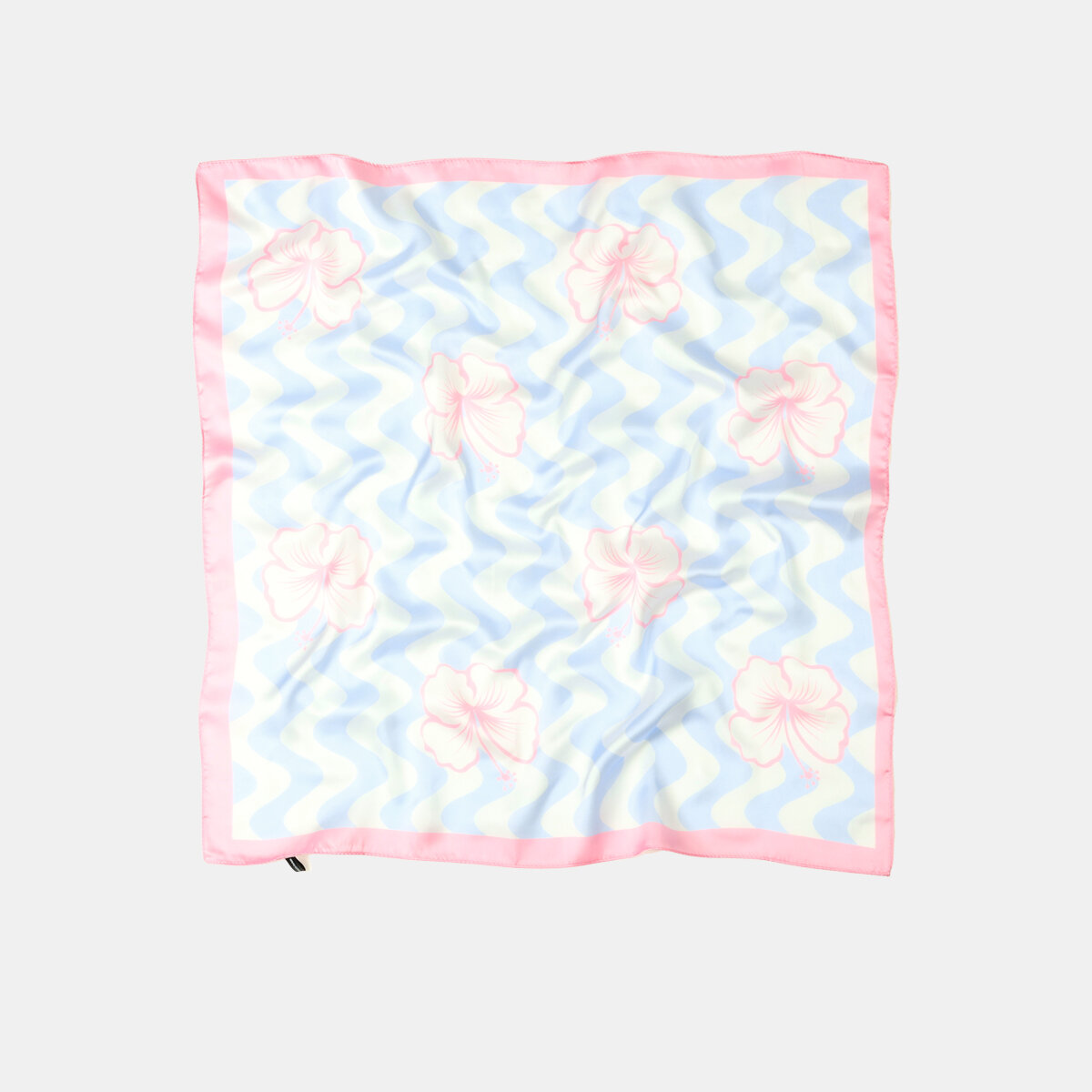 Romantic Series Sweet Stripe Mixed Color Clover Polyester Summer Scarves