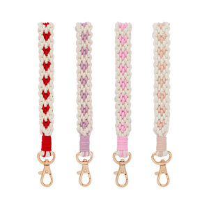 Romantic Series Simple Heart Woven Cotton Phone Chain h5 Picture4