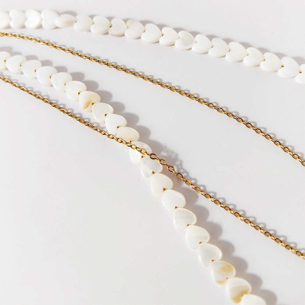 Simple Heart Shells Women's Layered Necklaces h5Picture3