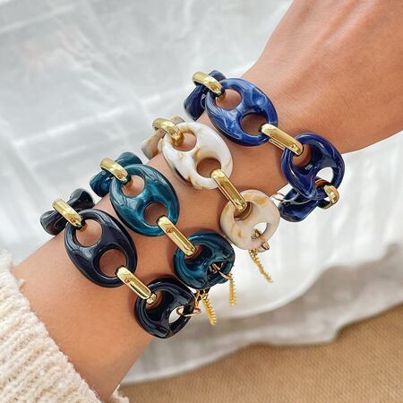 Punk Chain Resin Women's Chain Bracelets