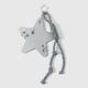 One gray star keychain Picture2