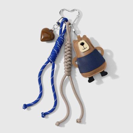 Ciondoli per borse in pelle della serie Simple Cute Animal Twist Cartoon