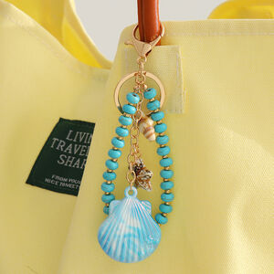 Simple Series Vacation Oceanic Style Shell Fish Ceramics Bag Charms h5 Picture2