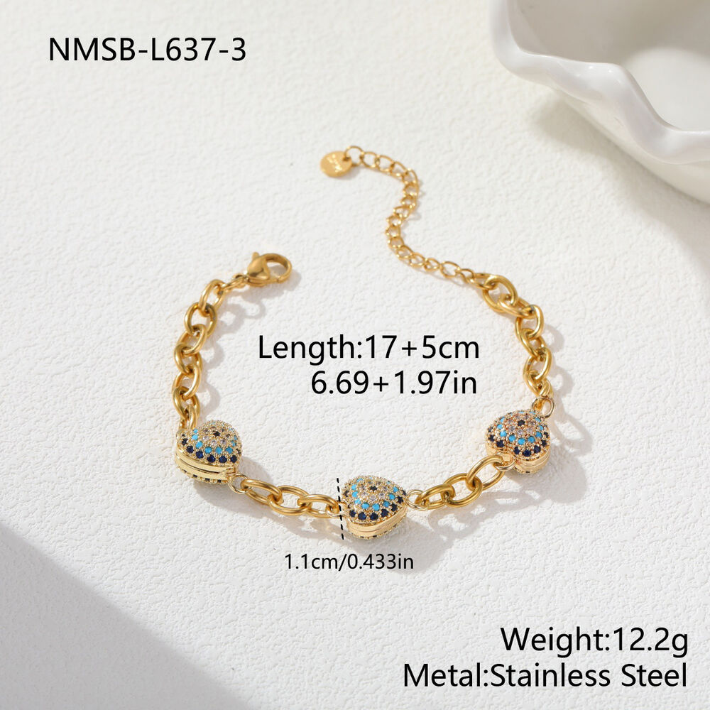 Simple Series Daily Circle Stainless Steel Waterproof Gold Color Women's Jewelry Sets