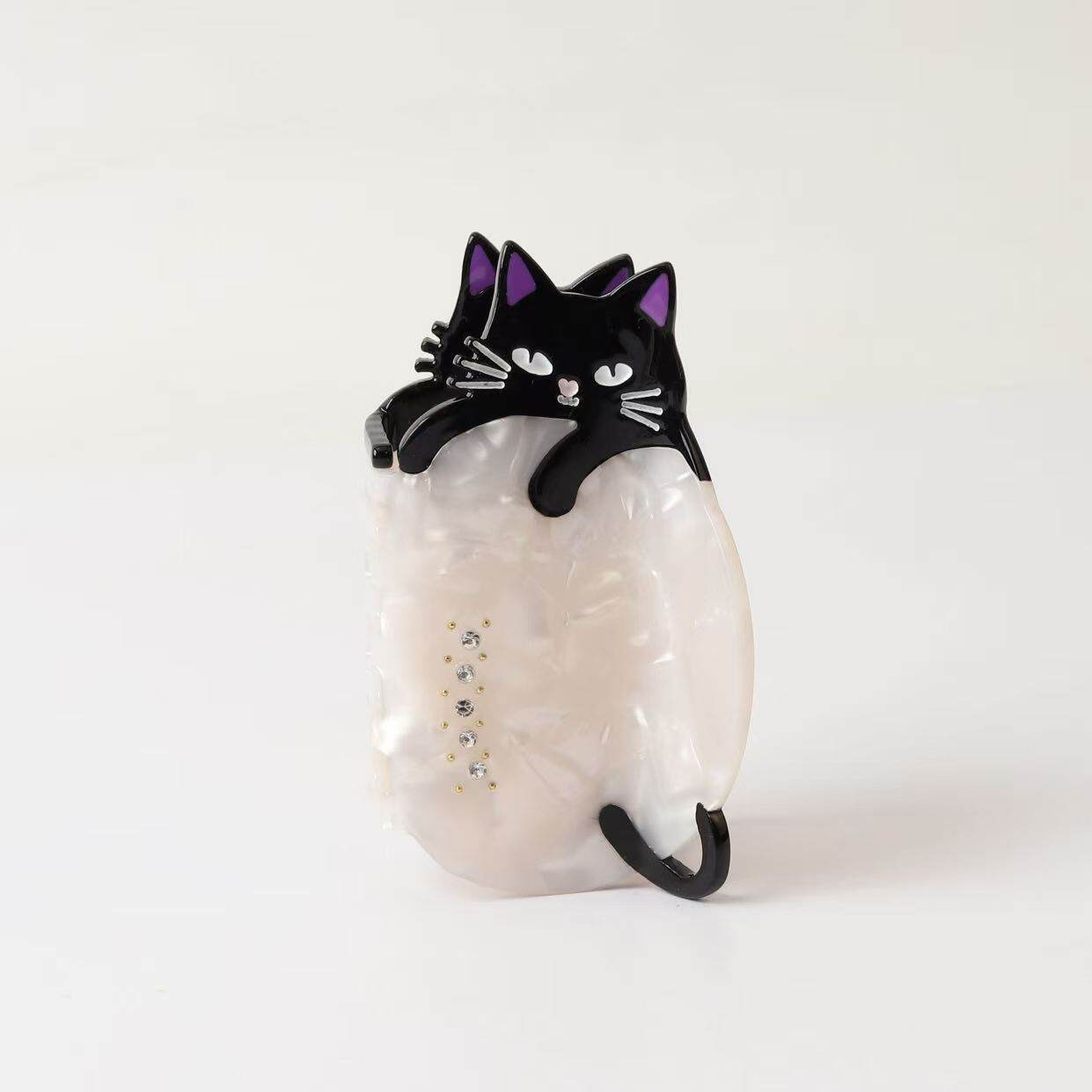 Simple Series Cute Puppy Cartoon Acetate Hair Claws